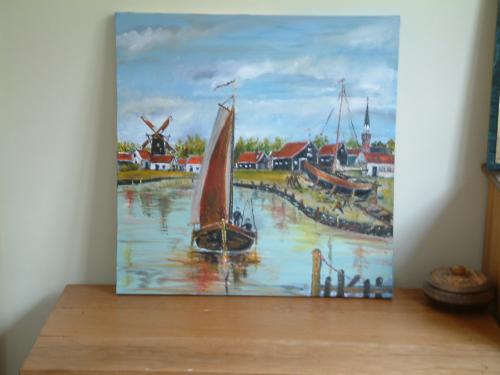 Arnemuiden  kanaal met hoogaars