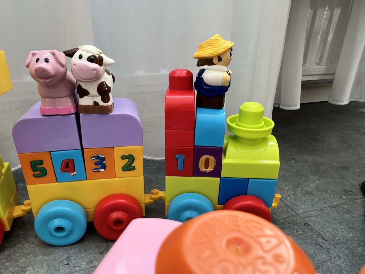 Grote partij mega bloks boerderij thema
