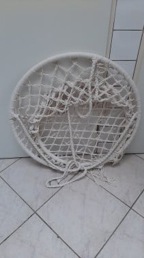 Hangstoel macramé
