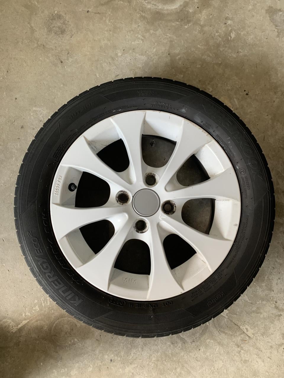 Velgen met zomerbanden voor C1, Aygo of Peugeot 107