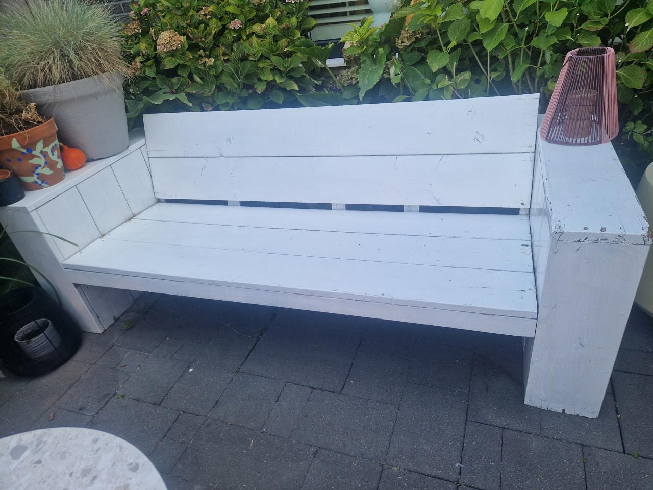 Gratis tuinbank steigerhout