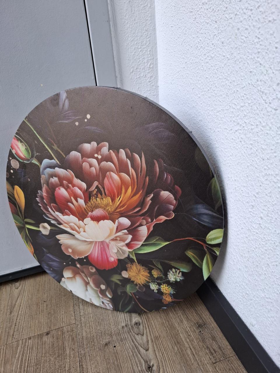 Canvas bloemen