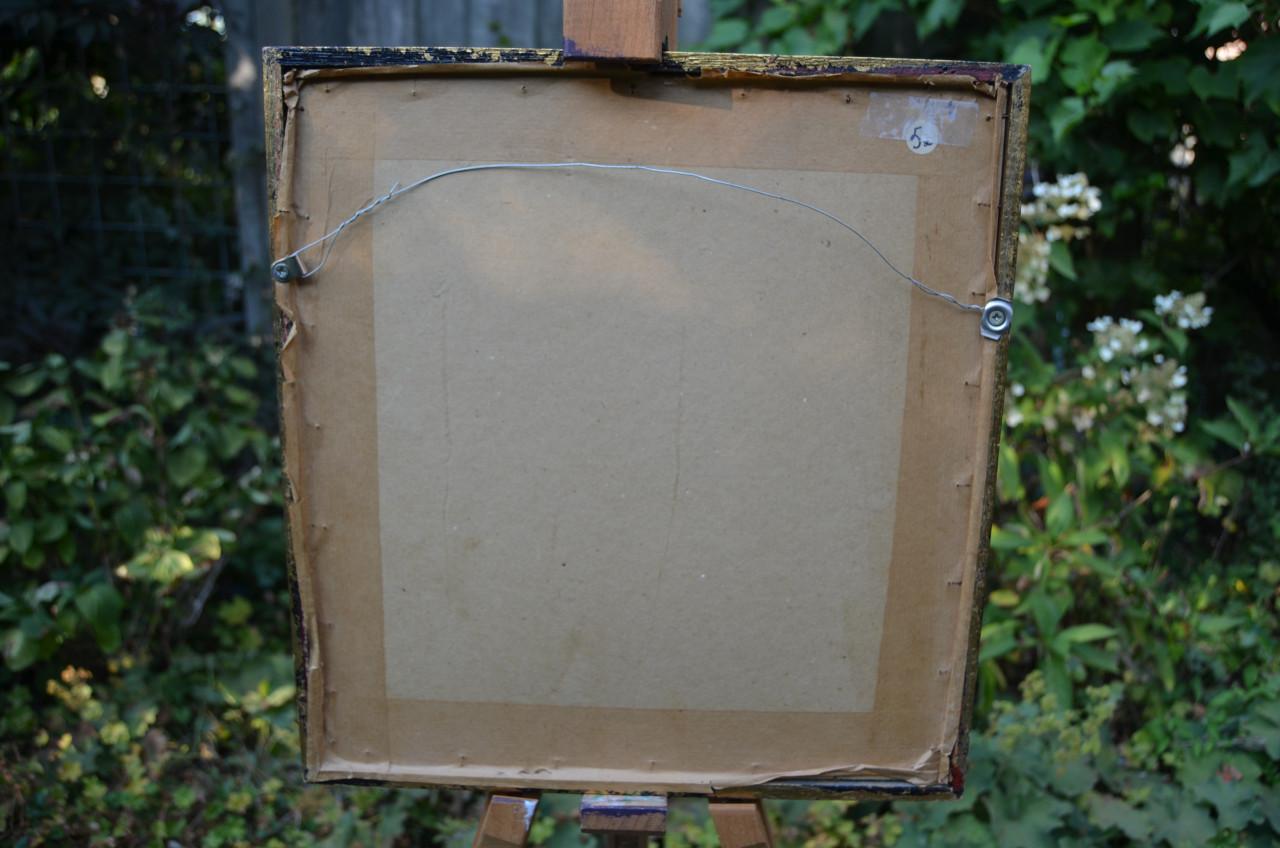 Ets molen in landschap. Genummerd 7/80 redelijke staat