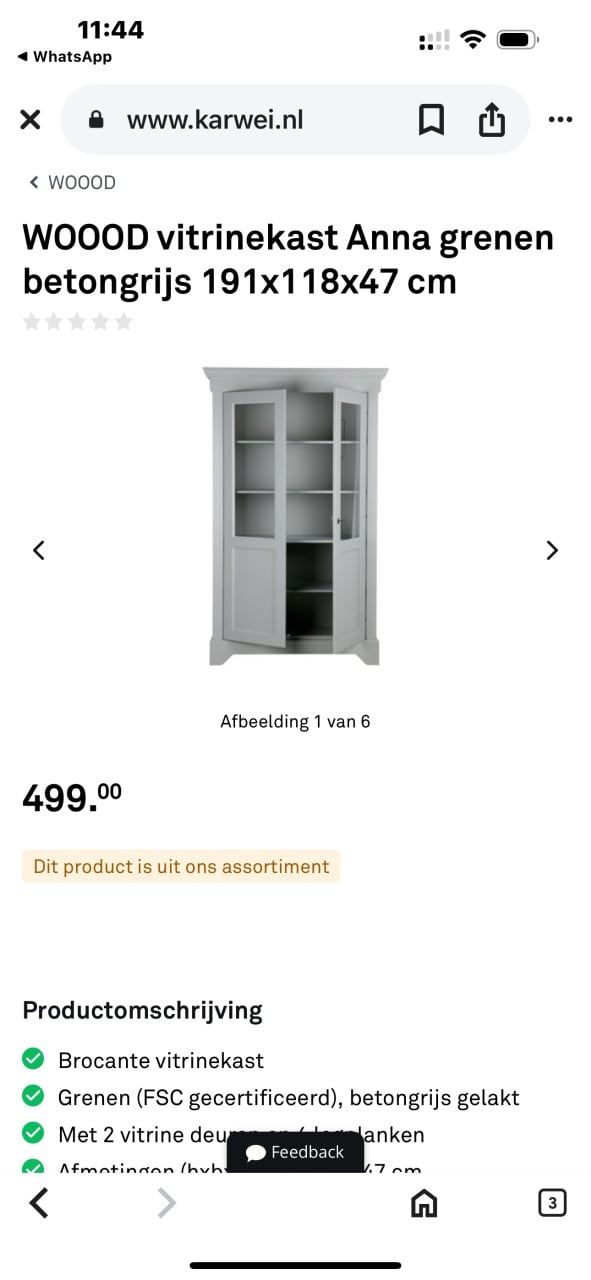 WOOOD buffetkast