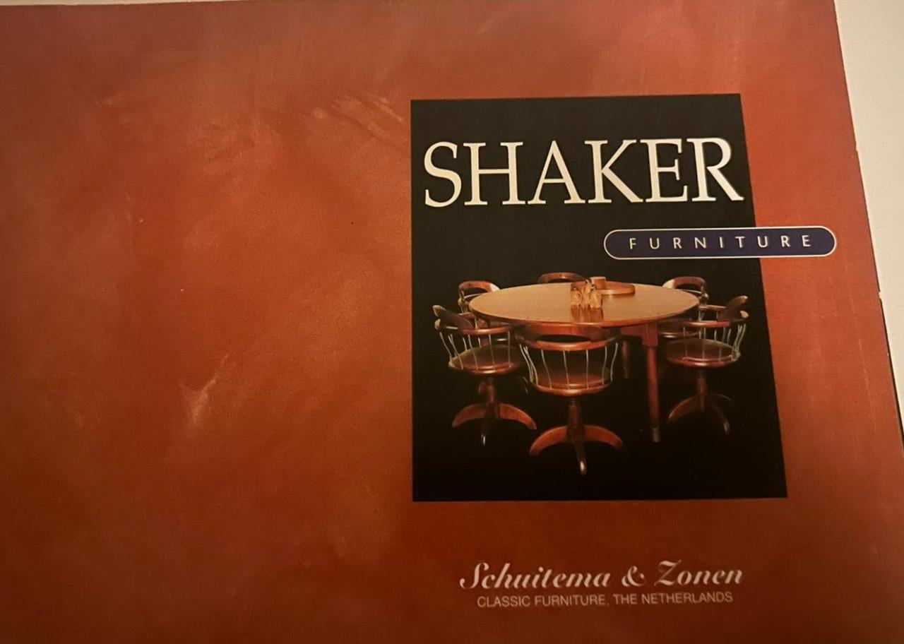Bank, tafel en kastje in Shaker-stijl