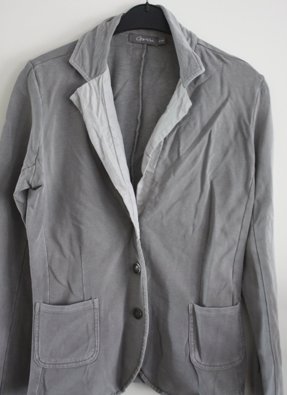 Grijs jasje blazer maat m