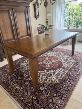 Set van eetkamertafel + salontafel