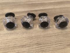 4 knopjes voor op een lade of kastdeur