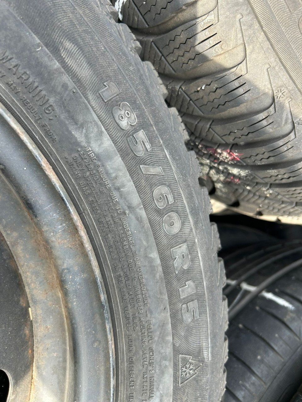 STALEN VELGEN MET MICHELIN ALPIN BANDEN