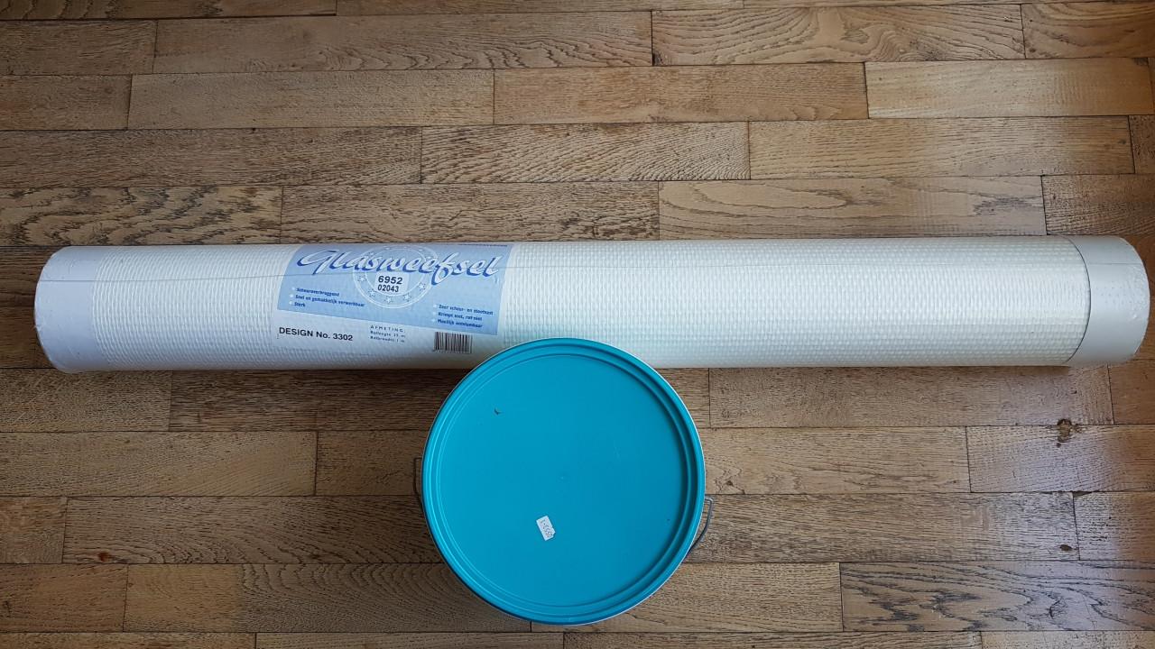 Bison glasvezellijm en glasweefsel