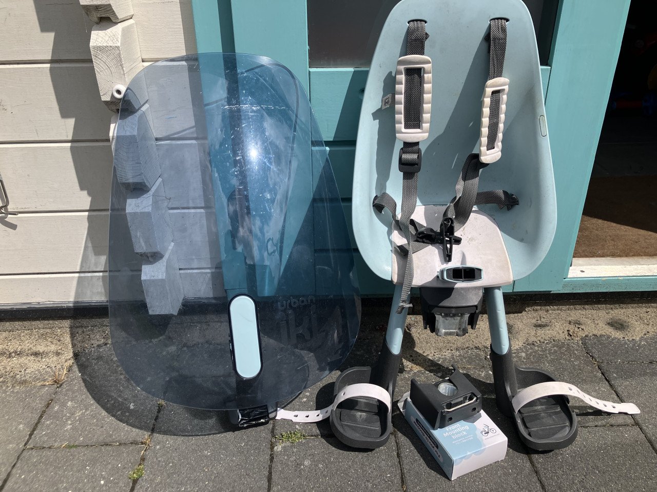 Urban Iki voorzitje/kinderzitje + windscherm