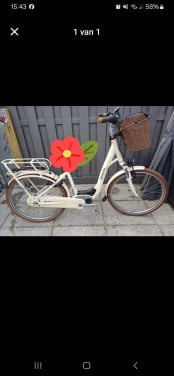 Defecte matras fiets