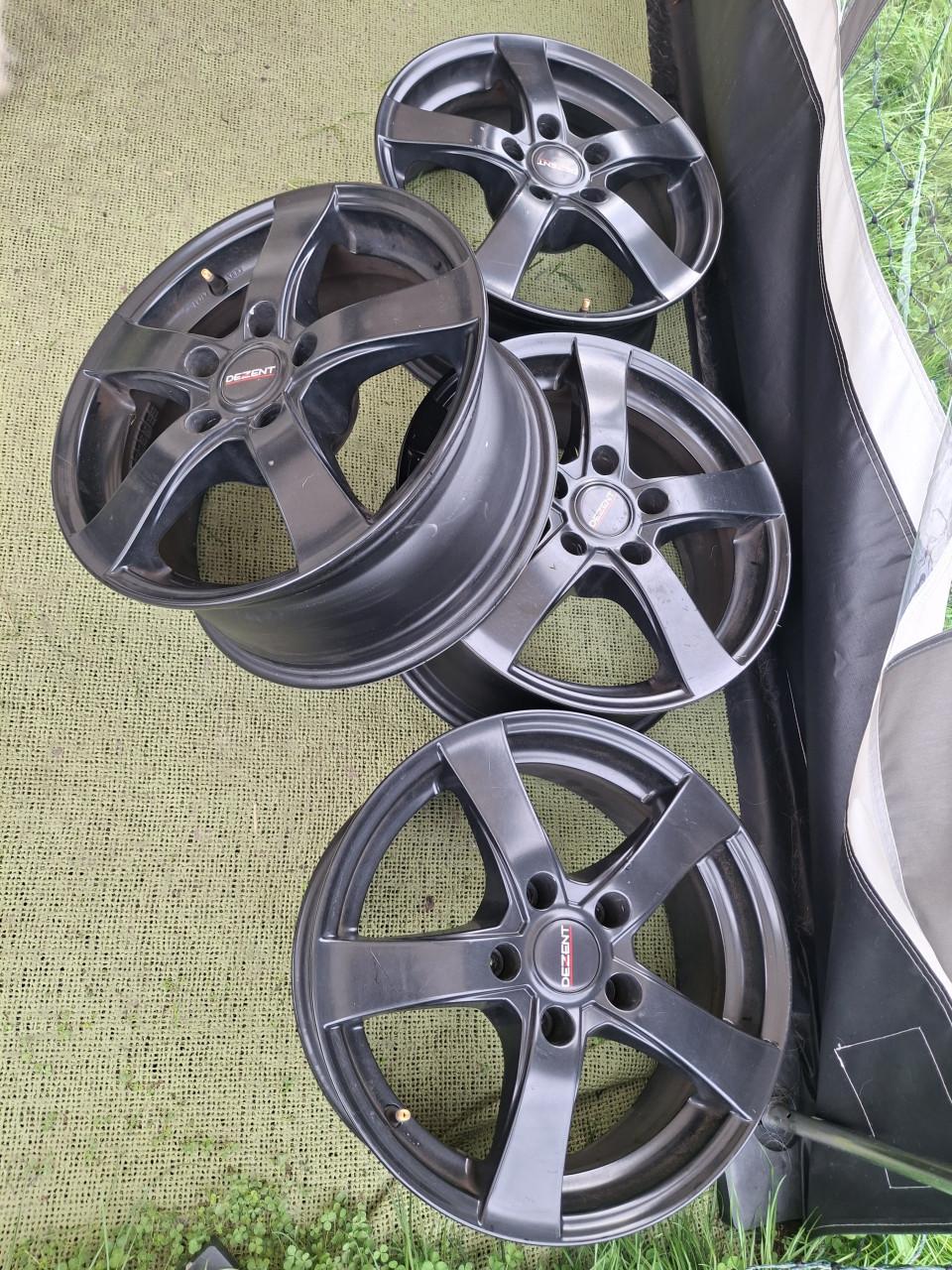 Set alluminium zwarte velgen, 16inch