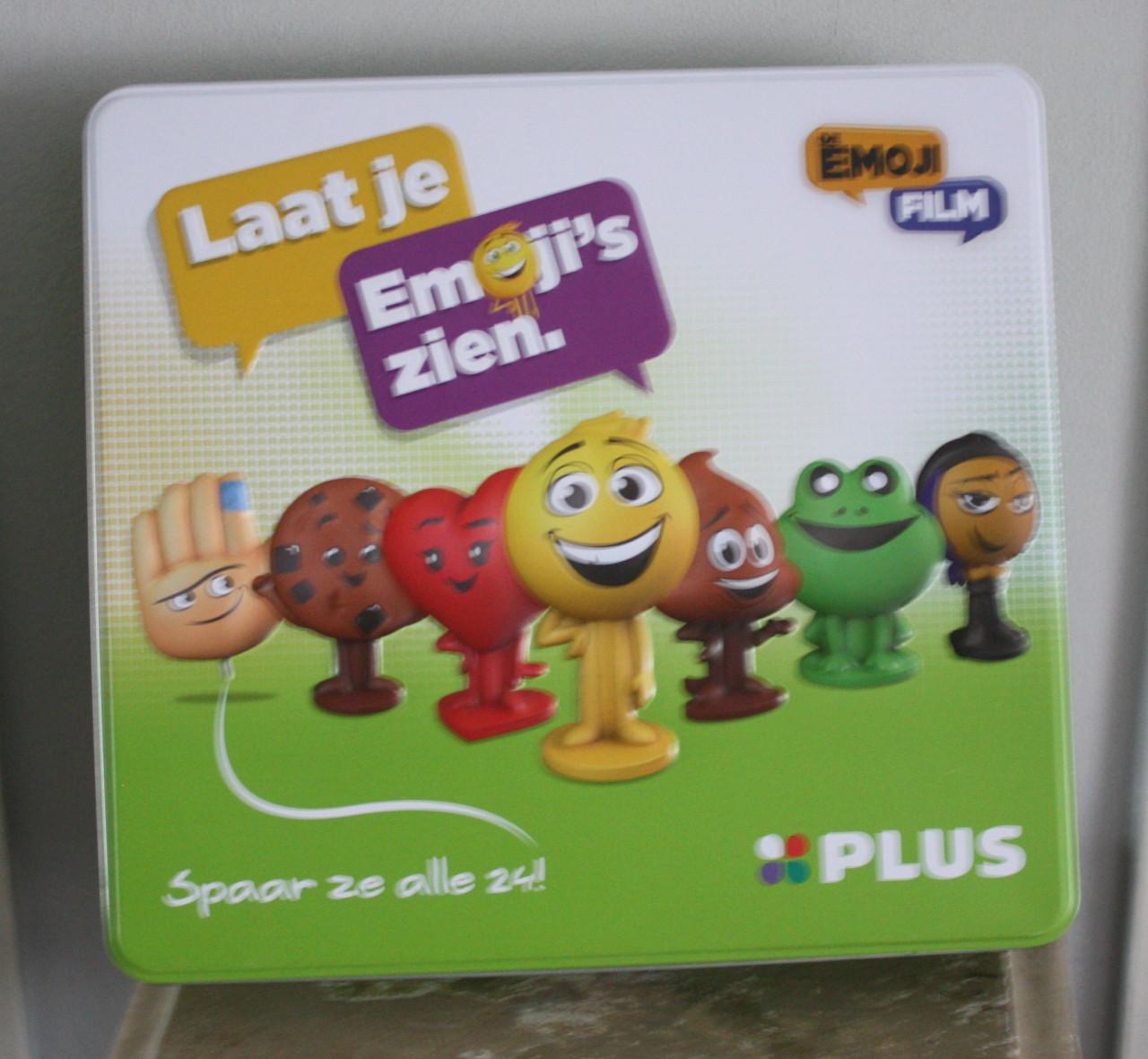 Emoji Film PLUS Figuren Compleet in Blikken Doos