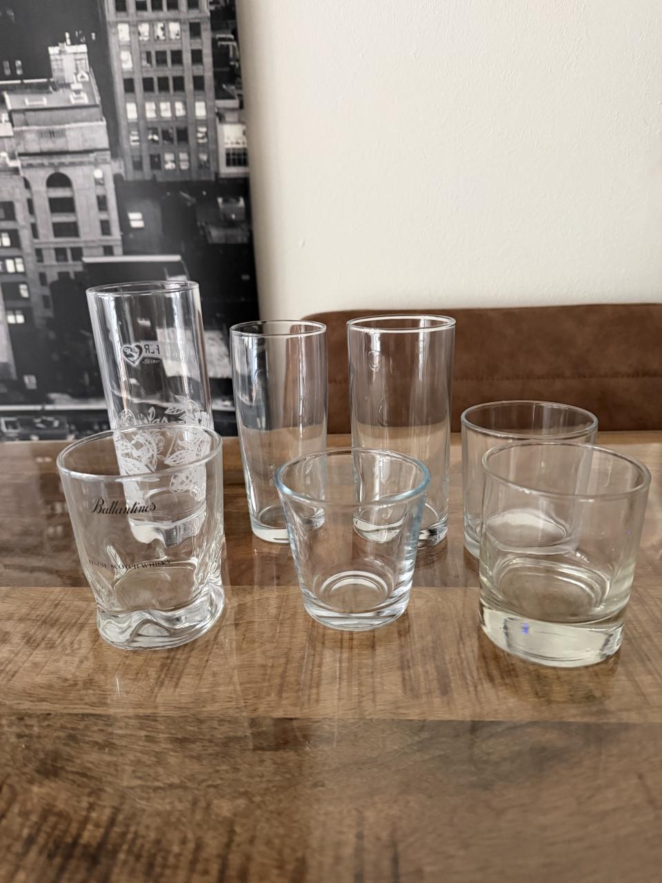 Nieuwe/zo goed als nieuwe glazen