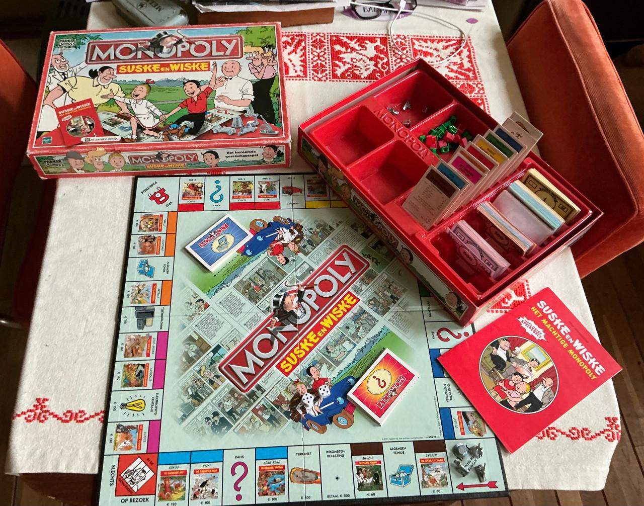 Suske & Wiske Monopoly + de kaartendans