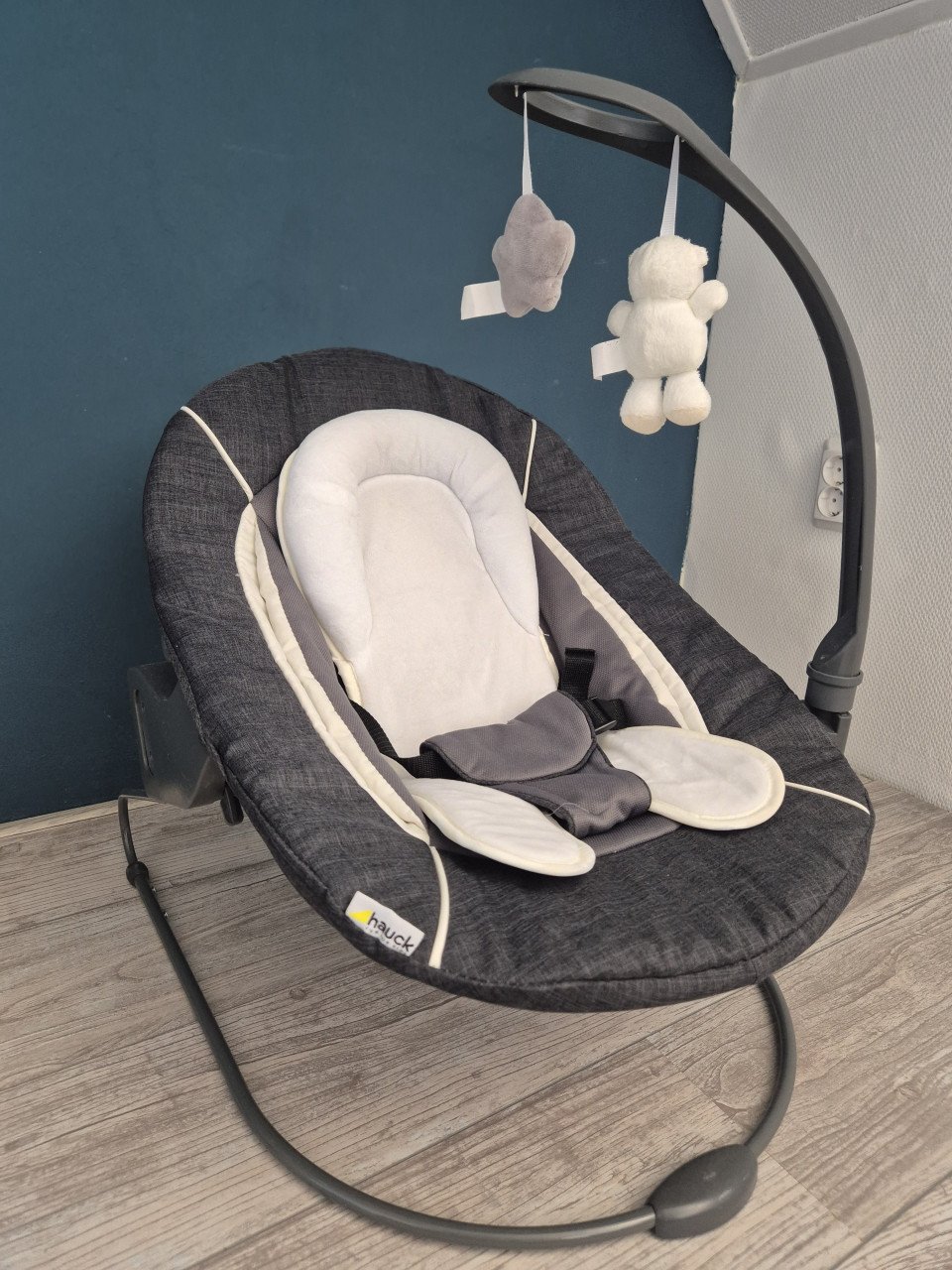 Hauck alpha bouncer wipstoel 2 in 1