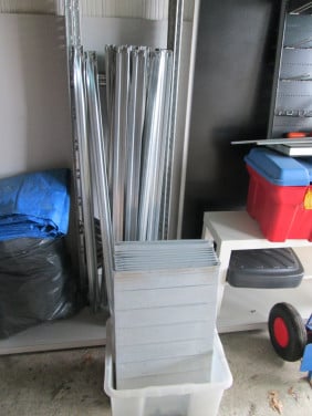 Wandstelling Aluminium