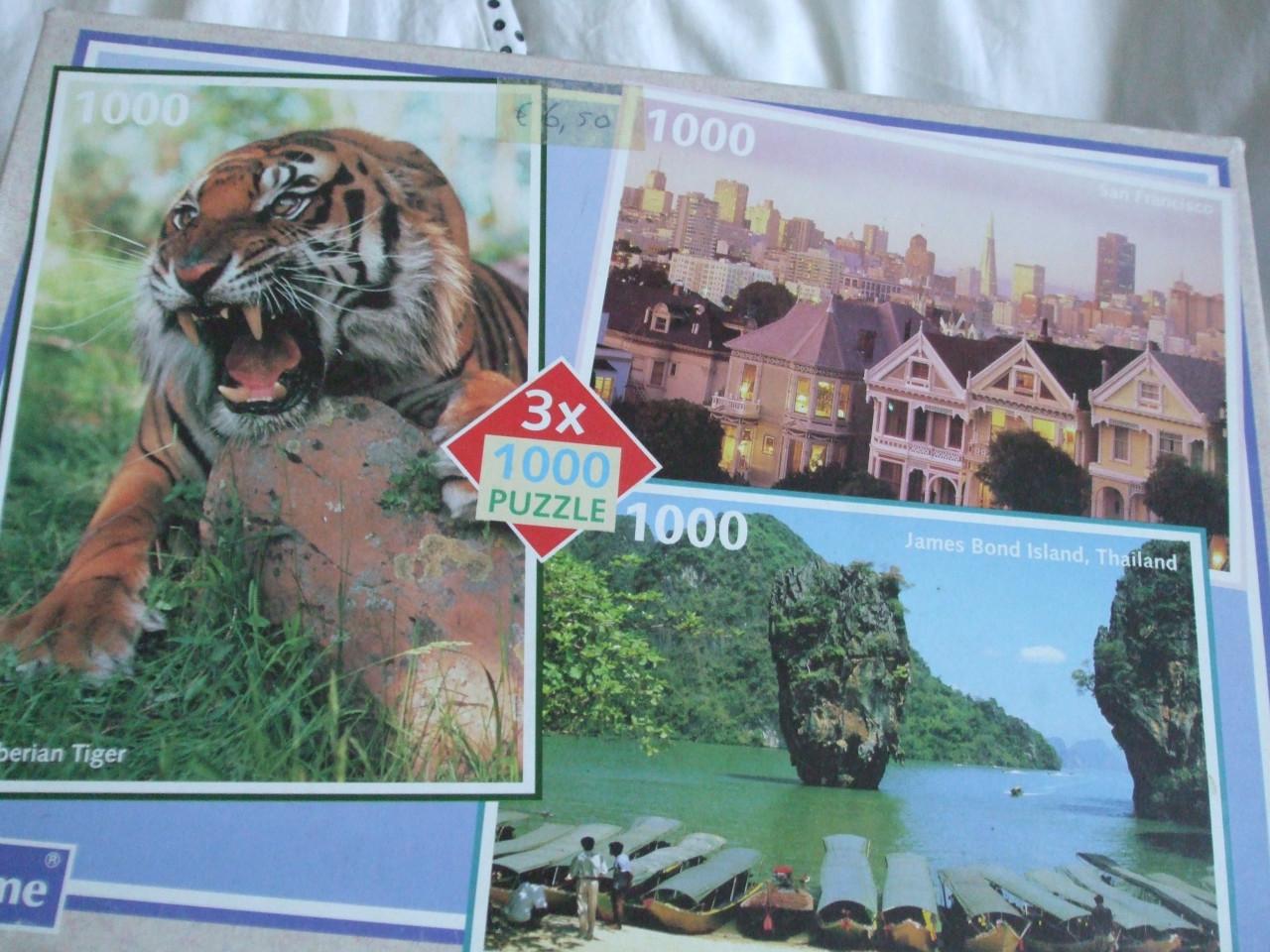 Te koop puzzels voor volwassenen.(z.g.a.n.).