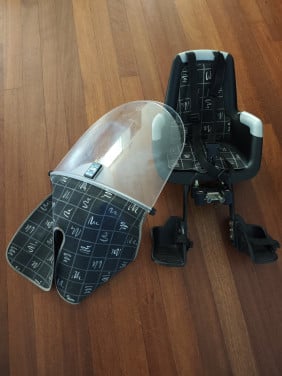 Fietsstoeltje met scherm