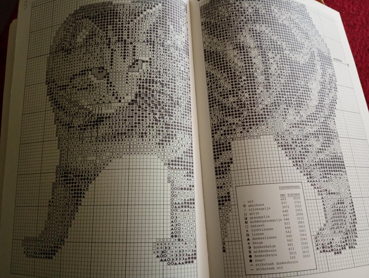Poes in kruissteek boek