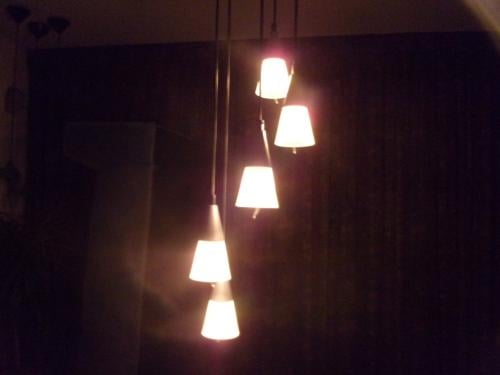 Hanglamp metaal/glas