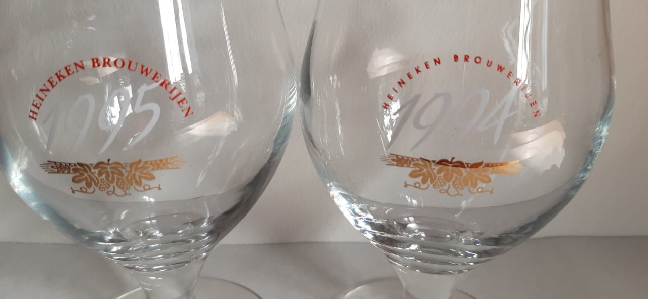 Bierglas Heineken uitgave met jaartal 1994 - of 1995