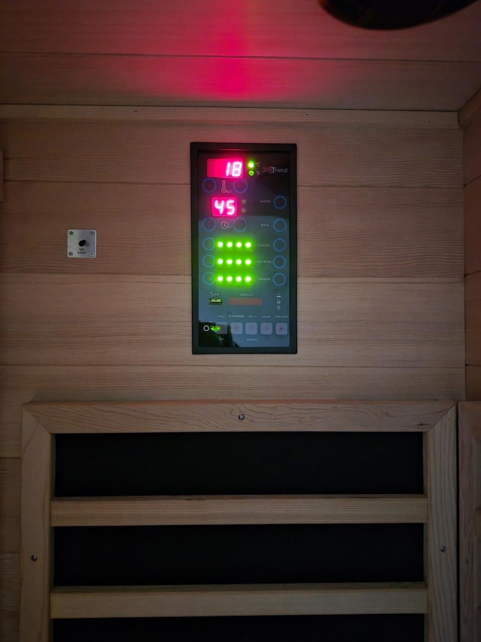 Infrarood cabine uitschuifbaar