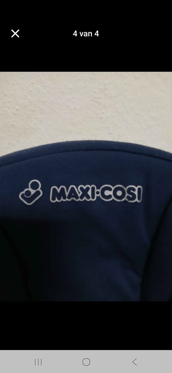Maxi Cosi autostoeltje, vanaf ong. 4 jaar oud in prima staat