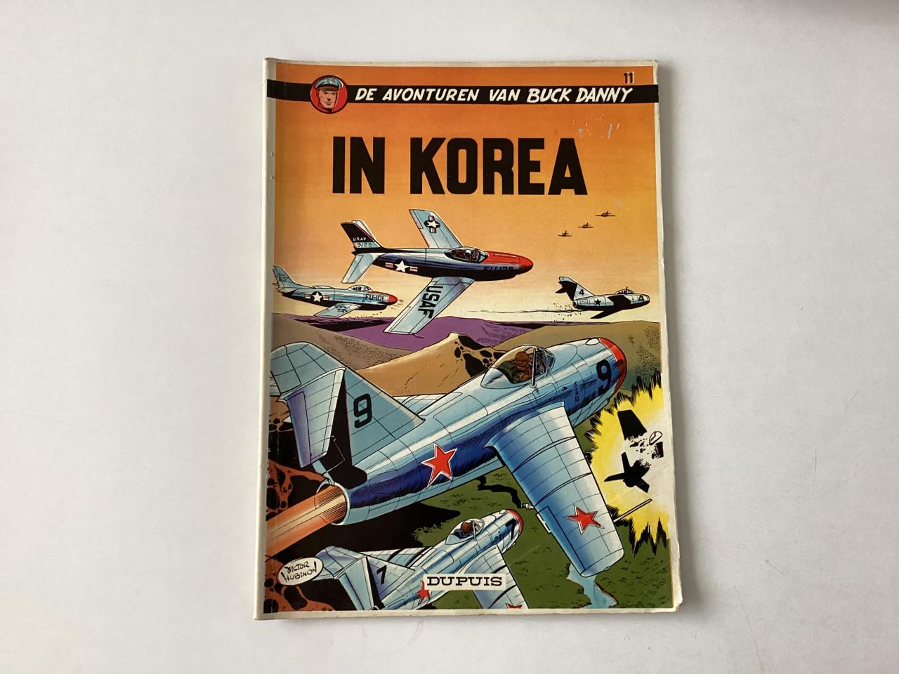 9 Verschillende stripboekjes met: De avonturen  van Buck Danny.  Charlier/