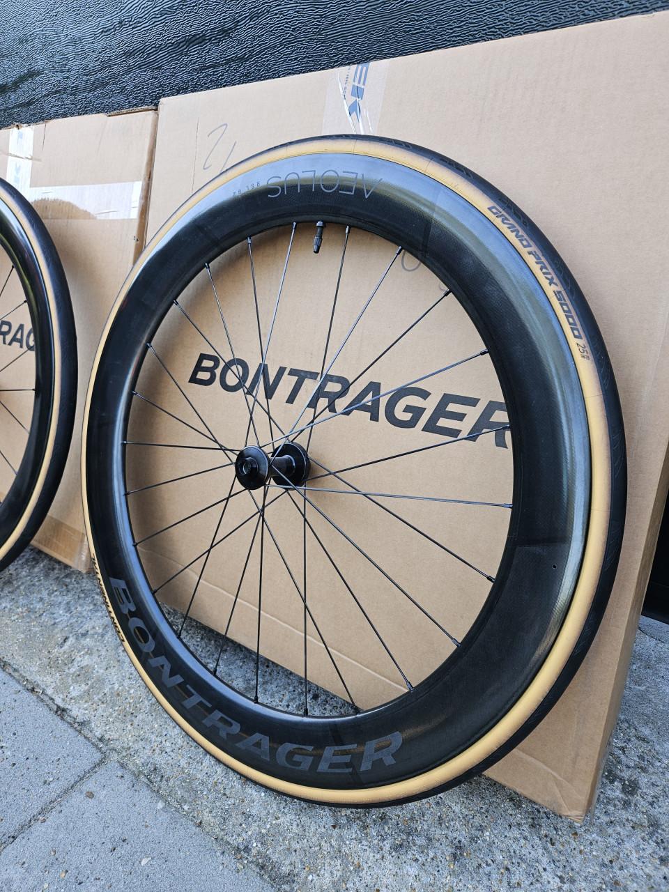 Bontrager Aeolus RSL 62 TLR Disc Carbon Wielset (Zgan, 150km)
