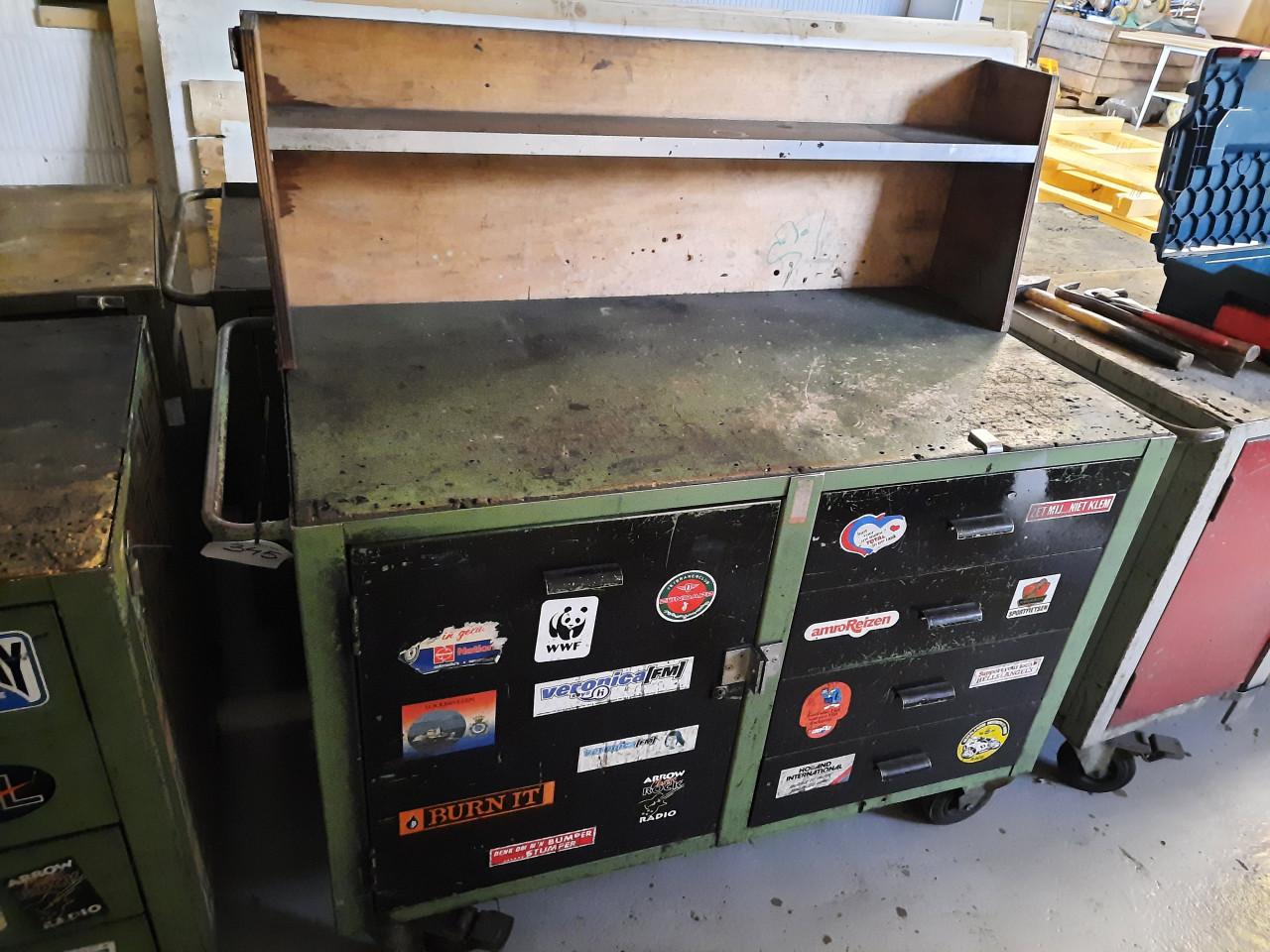Gereedschapwagen mobiele werkbank Overtoom per stuk of partij