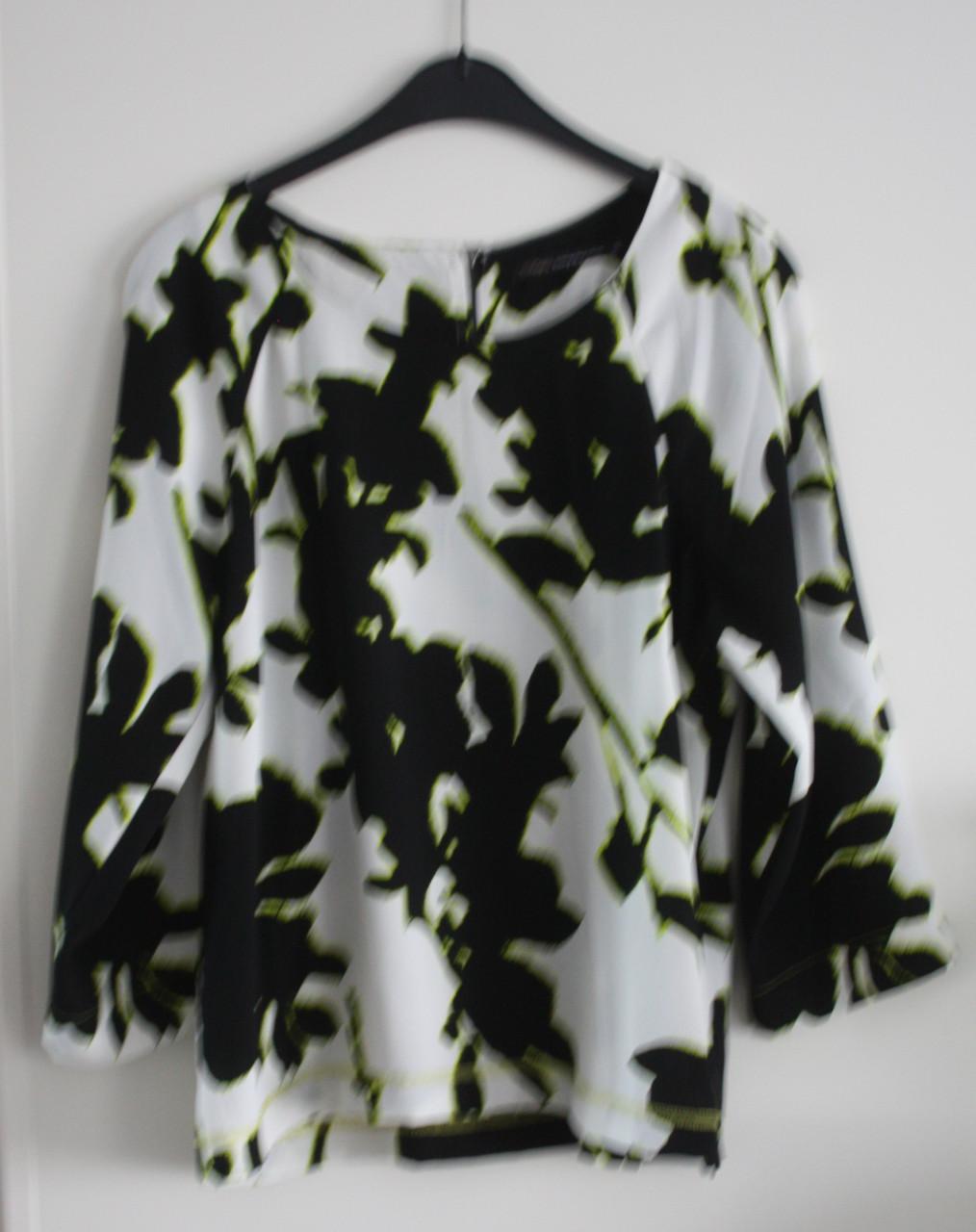 Shirt blouse  3/4 mouwen print maat xL