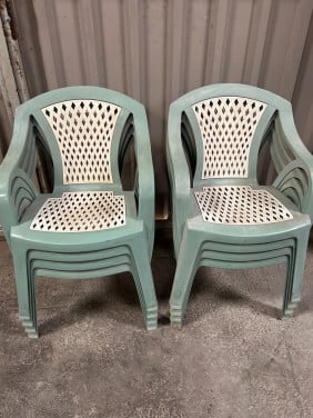 Tuinstoelen 8 stuks