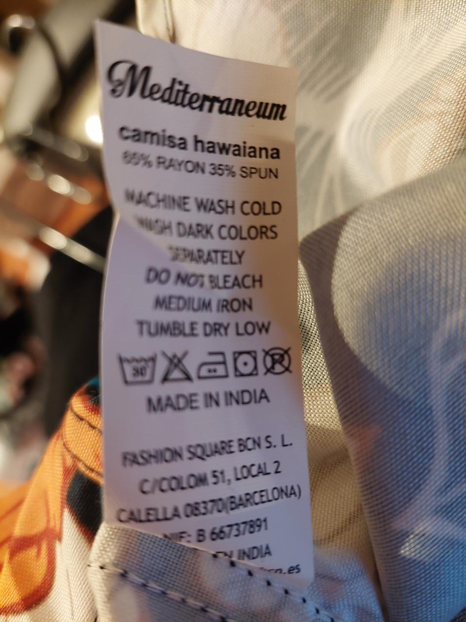 Nieuw Hawaii herenblouse mt 46