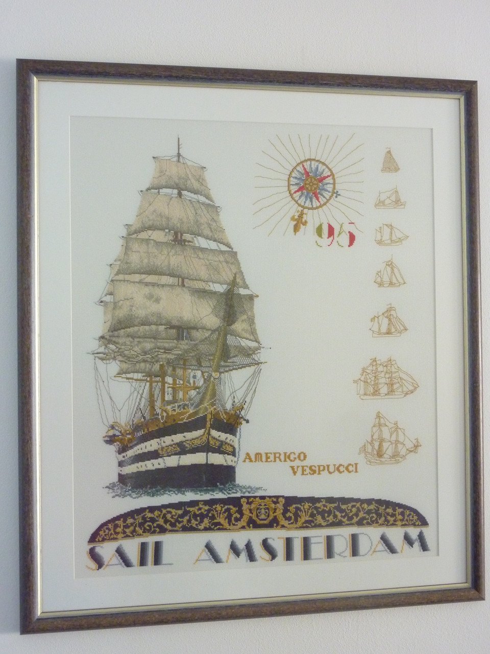 SAIL AMSTERDAM pracht schildrij, geporduurd/