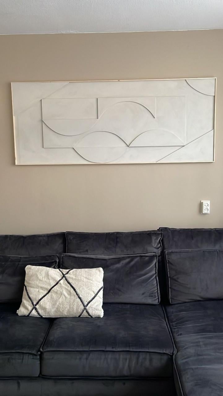 Velour bankstel antraciet