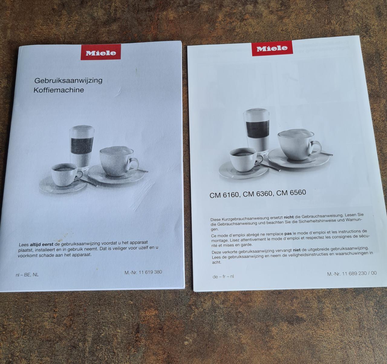 Miele vrijstaande, goed onderhouden koffiemachine voor koffiebonen
