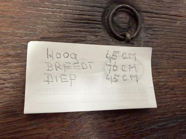 Koetsierbankje 17de eeuws /bankje.