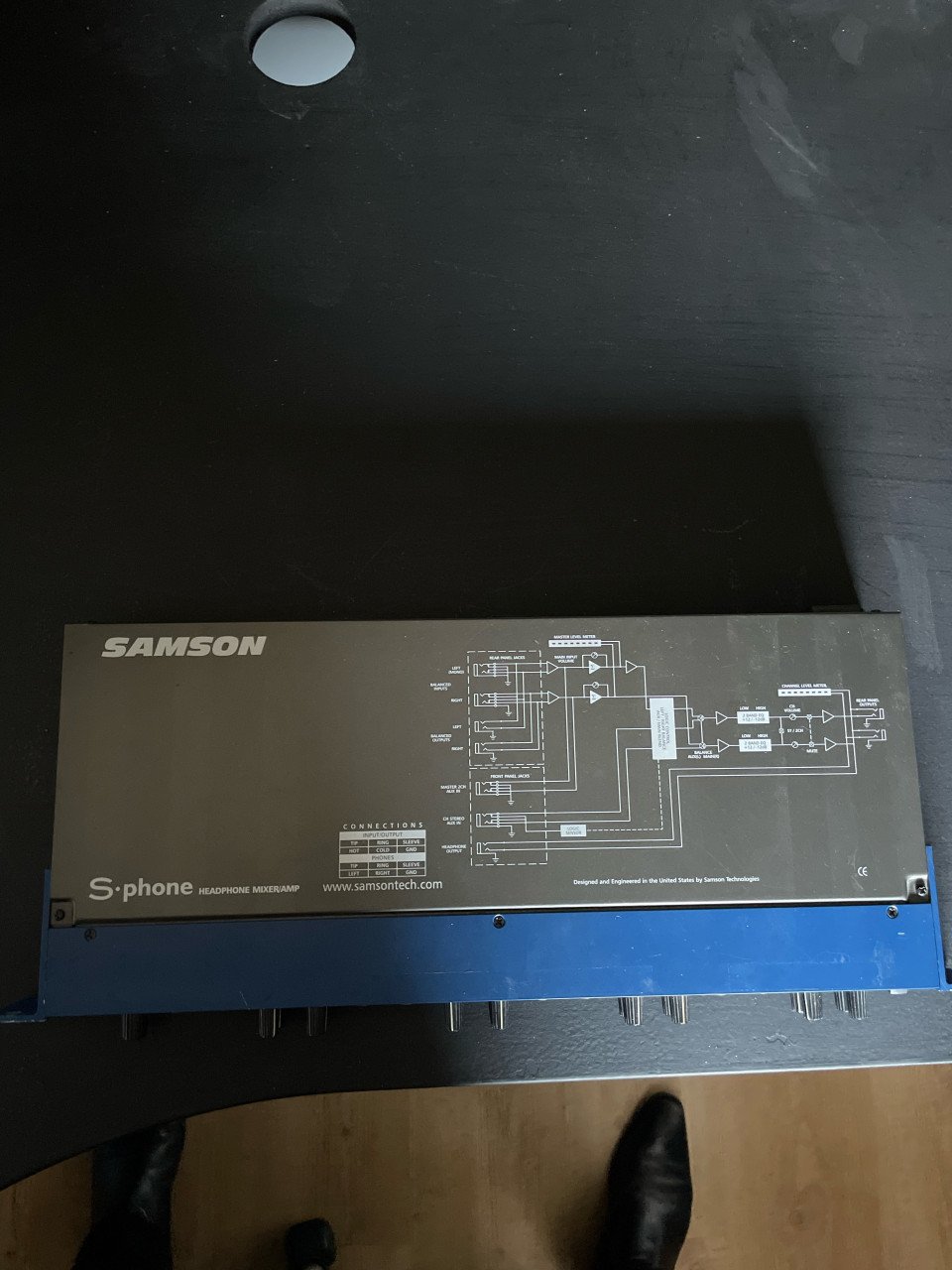 Koptelefoon  Mixer Amp