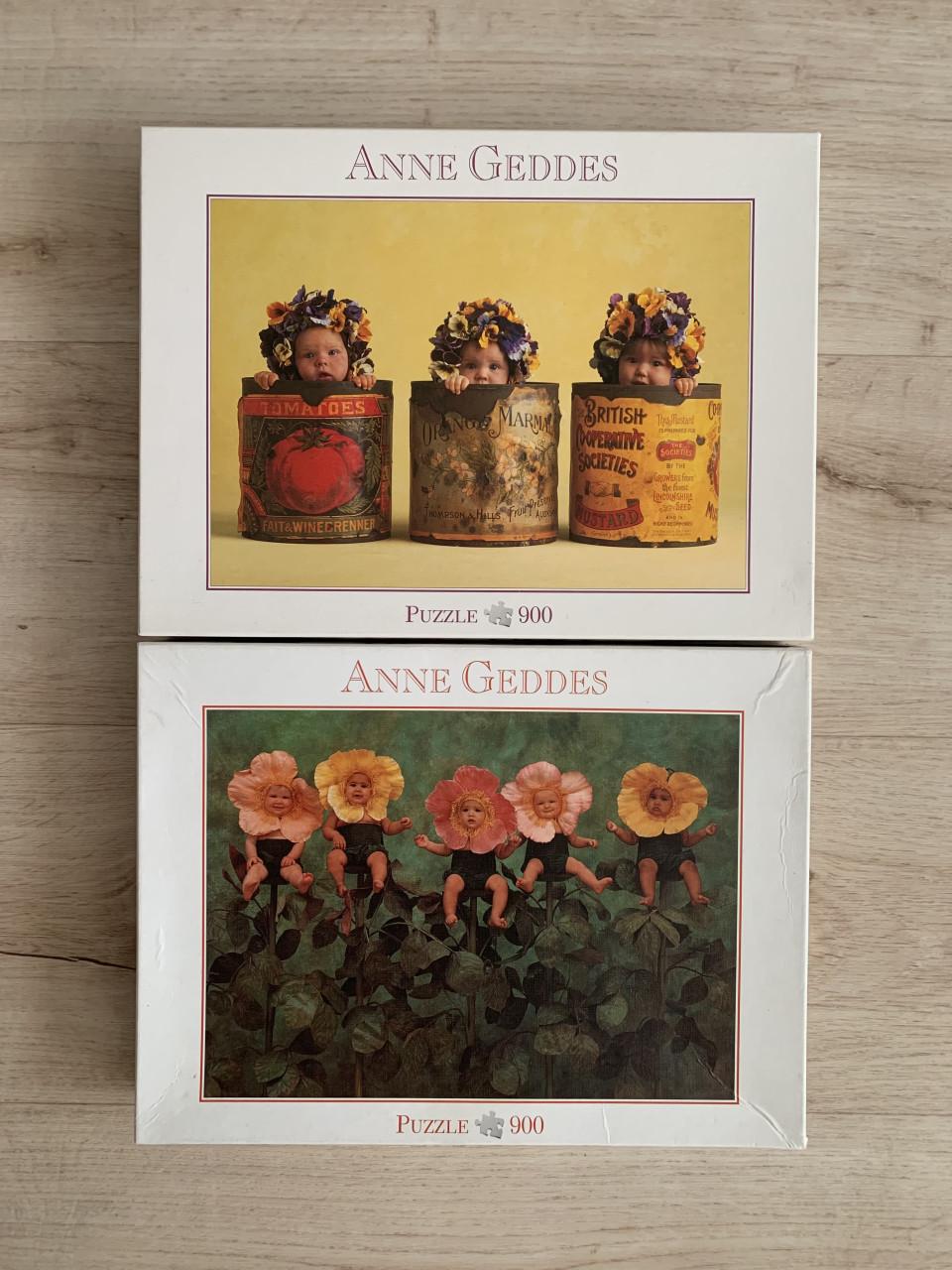 2 puzzels Anne Geddes 900 stukjes