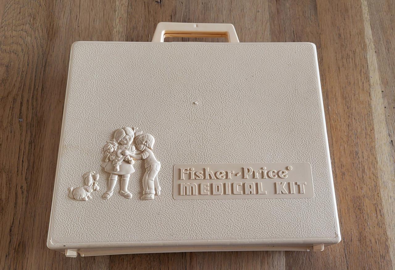 Vintage Fisher-Price dokterskoffer Speelset