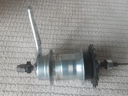 Shimano nexus naaf, 3 speed,terugtraprem
