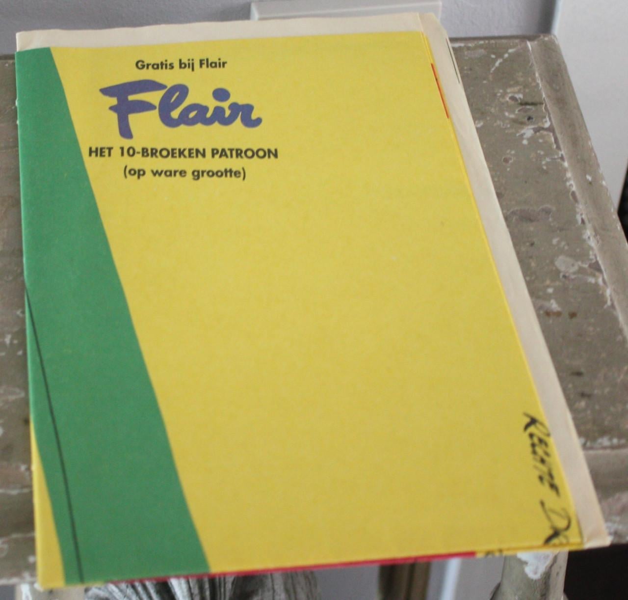Patroonblad flair broeken patroon