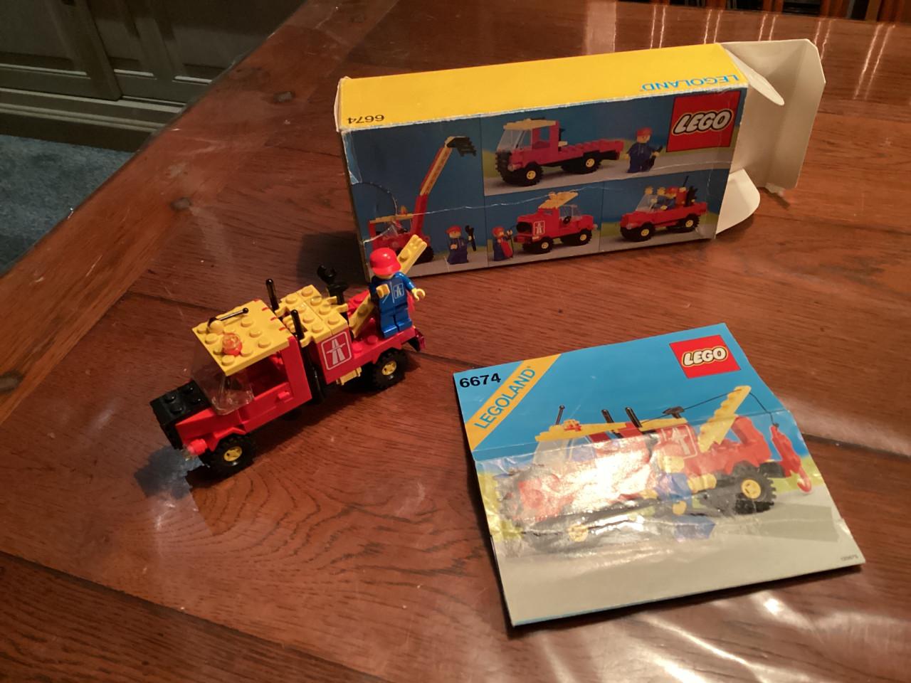 Legoland set 6674 bergingsvrachtwagen