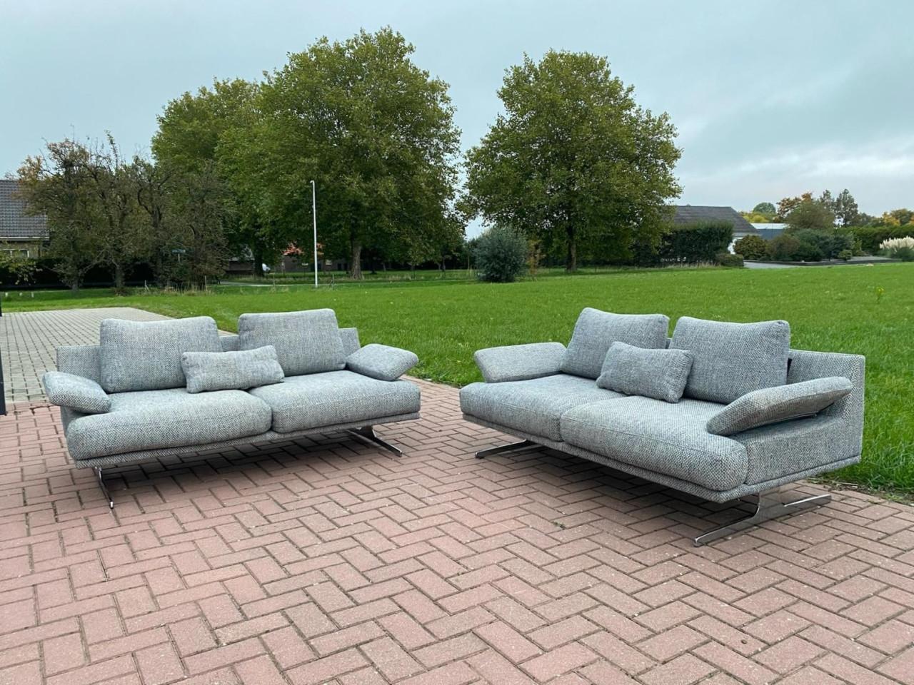 Montèl Grijs Stoffen Bankstel-2x 2.5 Zits-Luxe Nederlands Comfort