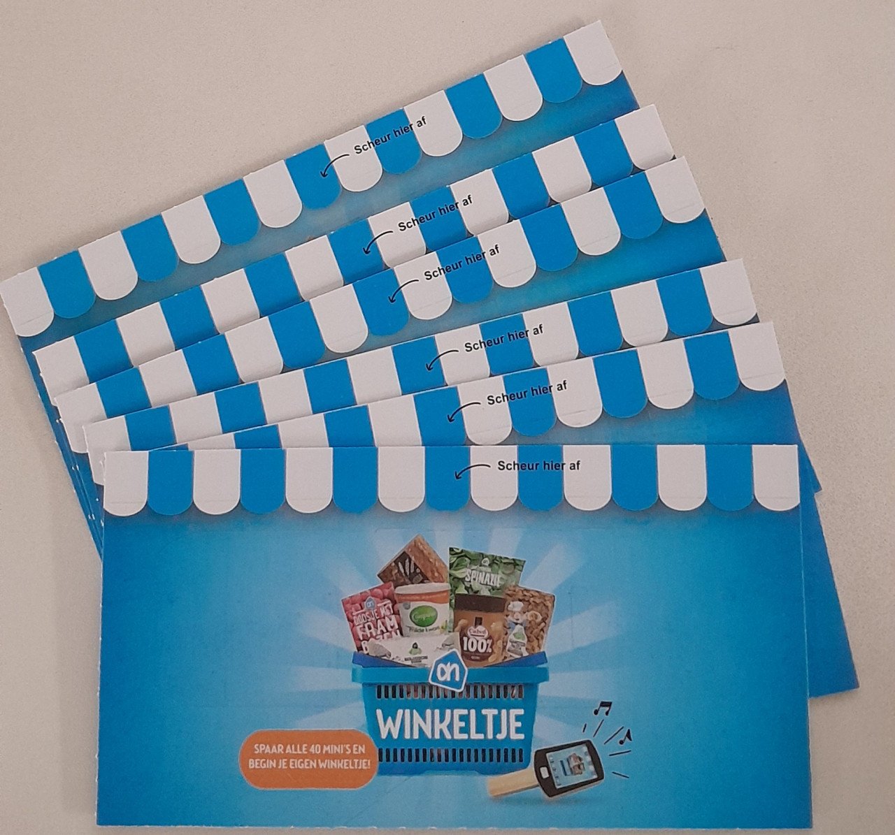 6 AH winkeltje mini's.