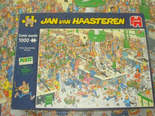 Te koop Complete Jan van Haasteren puzzel Poiesz supermarkt 1000 stukjes