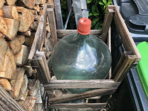 Fles in krat 25 liter