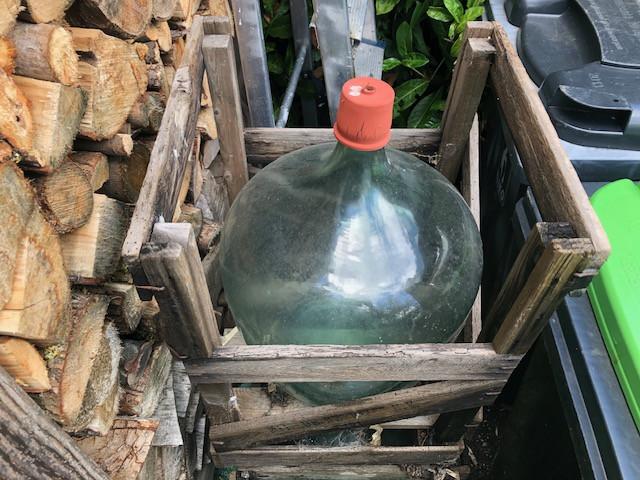 Fles in krat 25 liter